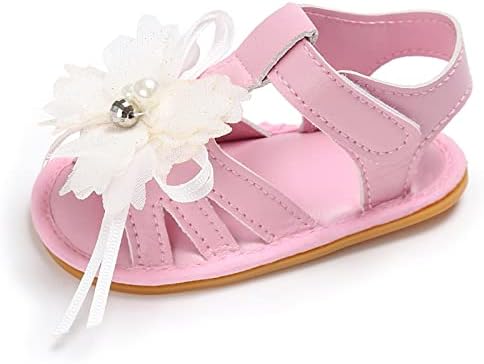 Djevojke za djecu 12-18 mjeseci Djevojke Sandale Cvijeće Meke jedine cipele za mališane cipele Little Girls