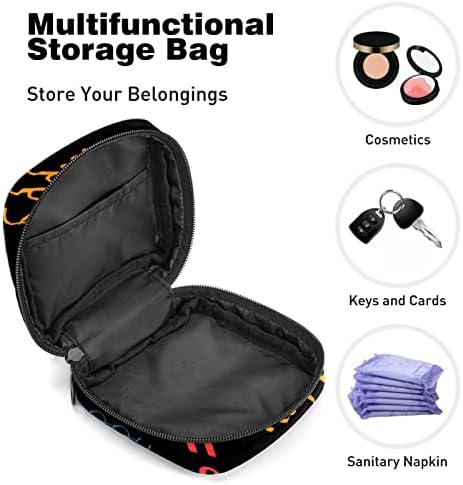 Šarena engleska abeceda sanitarne vrećice za skladištenje ubrusu menstrualni period nosač torbi prijenosni sa
