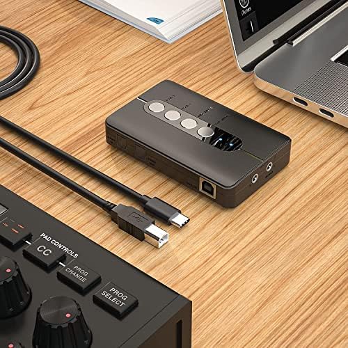 DigitalLife 7.1 eksterna USB C zvučna kartica, USB Type-C Audio-interfejs sa SPDIF digitalnim zvukom za kućni