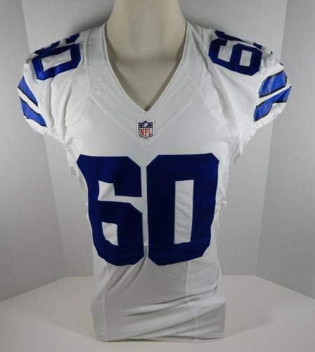 2015 Dallas Cowboys Davon Coleman 60 Igra izdana bijeli dres - nepotpisana NFL igra rabljeni dresovi