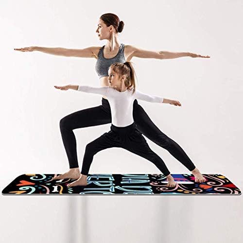 Siebzeh Dan mrtvih šećer lobanje kosti Premium debeli Yoga Mat Eco Friendly gumene zdravlje