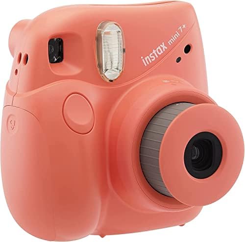 Fujifilm Instax Mini 7+ Kamera, jednostavan za rukovanje, prenosiv, zgodan selfi ogledalo, Polaroid Kamera,