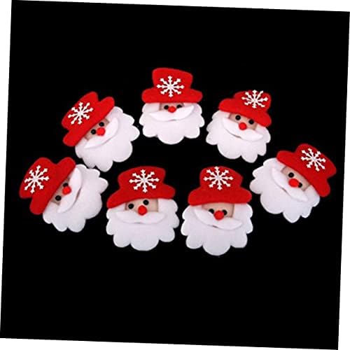 Prettyzoom 12pcs Holiday Gifts Badge Party Favors Poklon Pin Punilo Brooch -Santa Svijetlo Snowman