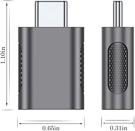 AUVIPAL Nadogradnja 10Gbps USB C do USB 3.0 OTG adapter, USB tipa C muško za USB žensko, Thunderbolt 4/3