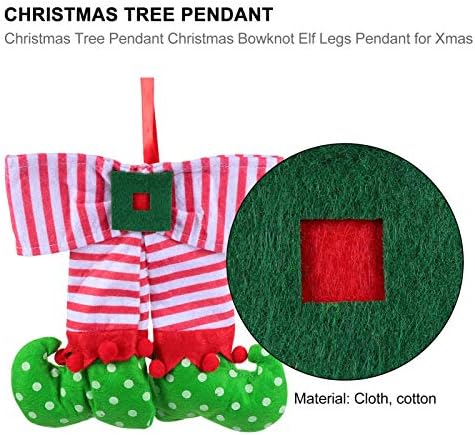 TOYANDONA pliš Božić ukrasi drvo viseći ukrasi Holiday Party Dekoracije Svečana sezona Elf nogu privjesak vrata