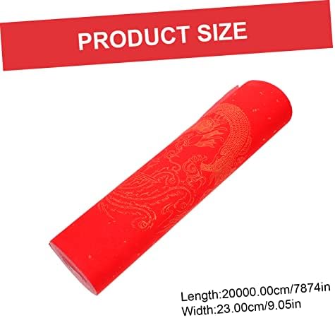 Nolitoy 1 roll crveni rižin papir poklon papir za pušenje tkivo papirnog papira papir papir za poklone