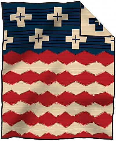 Pendleton Brave Star pokrivač crveno / bijelo / plavo, jedna veličina