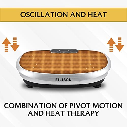 Eilison toplotna ploča za vežbanje - cijelo tijelo vibracija vibracija fitness platforma W / petlje -