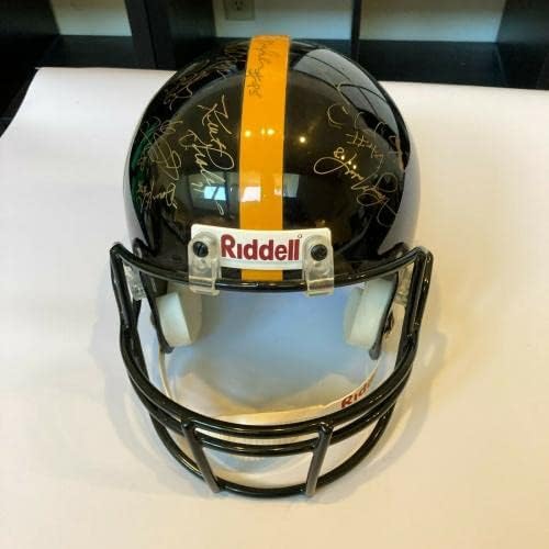 2001 Pittsburgh Steelers tim potpisao Riddell Full Size Helmet JSA COA-autograme NFL Helmets