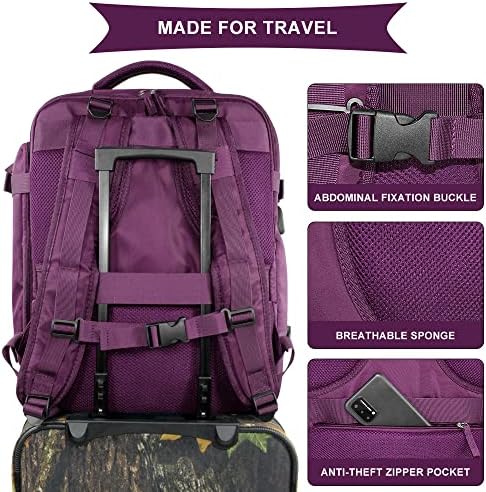 ISENSHI putni ruksak za muškarce žene, vodootporni ruksak za nošenje, ruksak za planinarenje na otvorenom