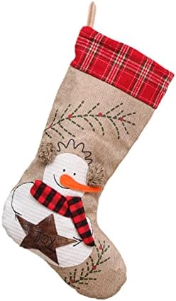 Božićne čarape Trpe Božićne torbe za čarape i božićne vješalice za zabavu ukras i božićni crtani crveni set Uskršnji jaja ukras staklo