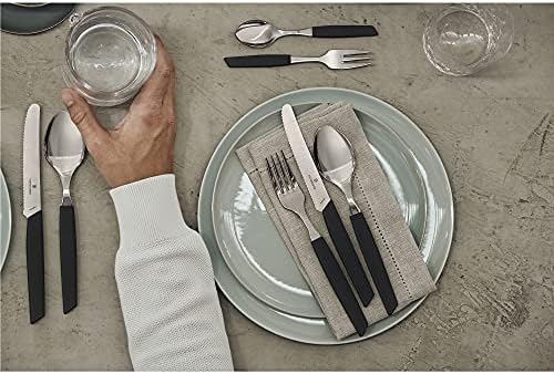 Victorinox Swiss moderni 24-dijelni stol sa noževima od paradajza, crni