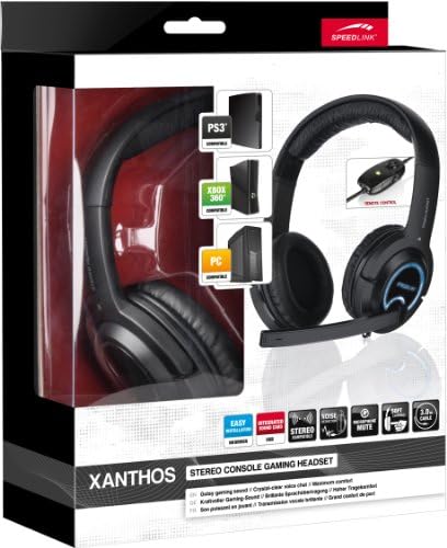 SpeedLink Xanthos Stereo konzole za igre za igre - crna