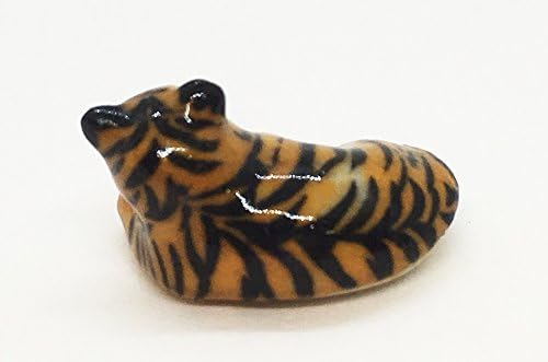 Witnystore Tiger Keramičke minijaturne simpatične životinje figurine kolekcionalne lutke ručno