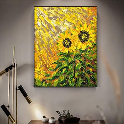 IULJH suncokretovo polje pejzaž ručno rađeno ulje na platnu dnevni boravak bez okvira farbanje doma dekor