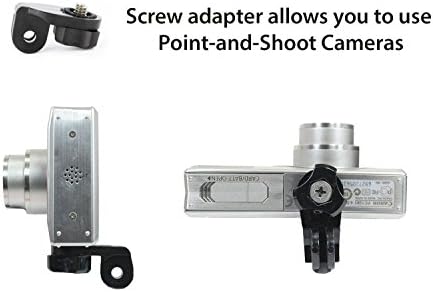 Action Mount® - 4 PC vijak Adapter za sportske kamere. 2 stila vijka za dizajn kamere, lako povežite akcijsku