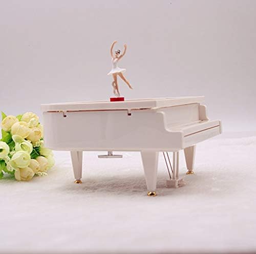 N / A Creative Mini klavir Model Music Box Metal Antique Musical Case Vjenčanje poklon Kućni ukras