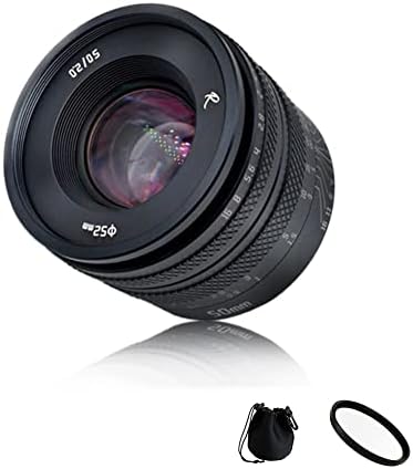 AstrHori 50mm F2. 0 Full Frame veliki otvor blende ručni fokus Prime Lens sa efektom zamućenja&Slot za Filter