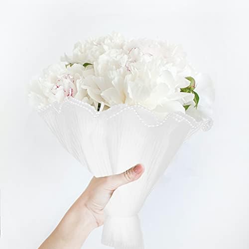 Exceart 1 Roll cvjetni papir za omotavanje cvjetnog buketa poklon pakiranje kućišta cvjećara za rođendanski