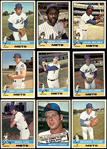 1976 TOPPS New York Mets u blizini Team Set New York Mets VG + Mets