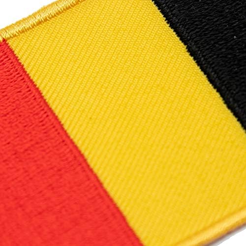 A-One EU taktička vojna zakrka + belgija zastava zastava, vezena pastena zastava za zastavu, vintage