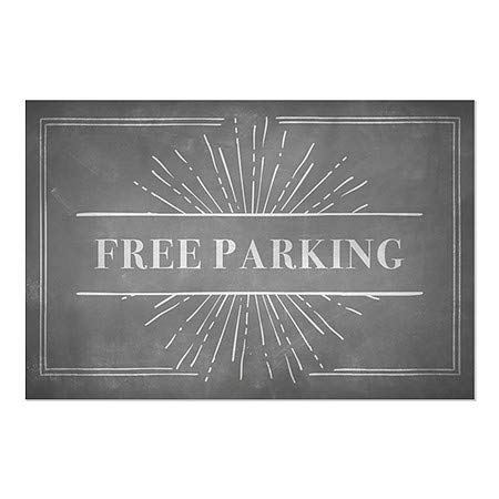 CGsignLab | Besplatno parkiralište Burst Cling Cling | 36 x24