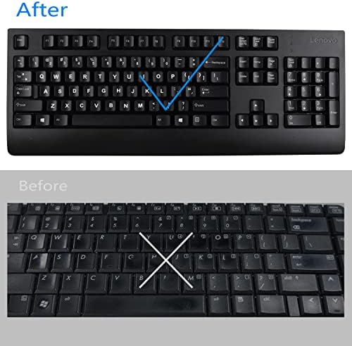 2 paket engleskih naljepnica za tastaturu Big Letter Full Set, univerzalne naljepnice za tastaturu