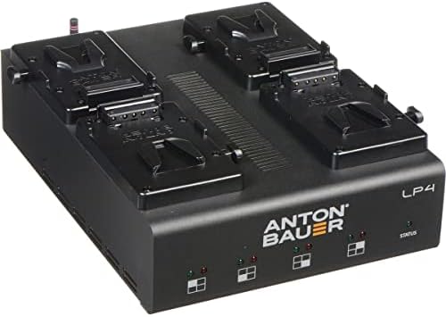 Anton Bauer 4x Dionic XT150 14.4V 156WH V-Mount Li-Ion baterije, Bundle LP4 PowerCharger