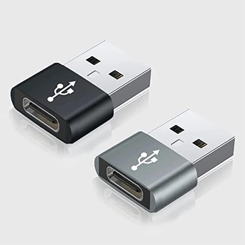 USB-C ženski za USB muški brzi adapter kompatibilan sa vašim Dell XPS 13-9370-D1805G za punjač, ​​sinkronizaciju,