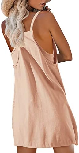 Nirovien Womens Tenis haljina vježba mini haljina sa šorcama bez rukava za špagete golf atletski haljine