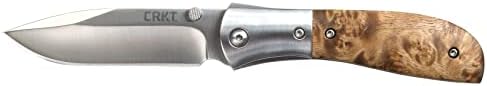 CRKT M4-02W EDC sklopivi džepni nož: svakodnevno nošenje uz pomoć otvaranja, satenska oštrica,