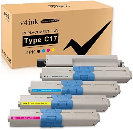 V4ink kompatibilni Toner kertridž zamjena za Oki tip C17 C330 rad sa C310 C330 C331 C510 C511 C530 C531