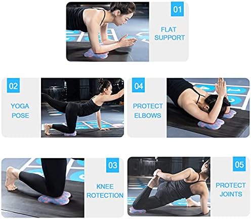 2 kom Yoga jastučići za koljena protiv klizanja jastučići za jogu potporni pjenasti jastučići