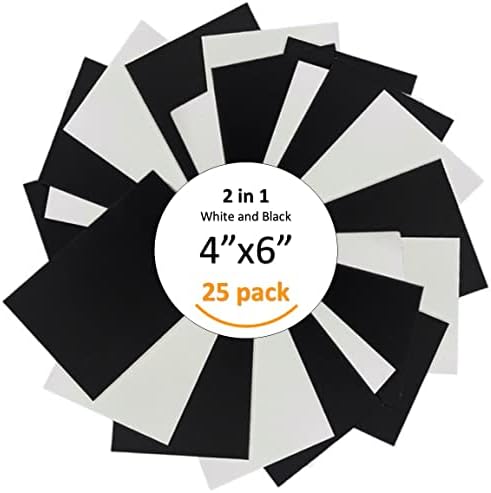 Kreativni okviri za slike 5x7-inčni crna ploča s bijelom stražnjom likom lica bez 4-fly mat