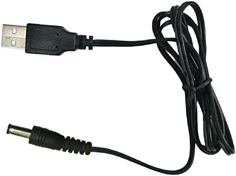Upbright USB kabel DC 5V Kabel za napajanje kompatibilno sa stolnim York Model JLX-0805M DC bez četkica Podesivi