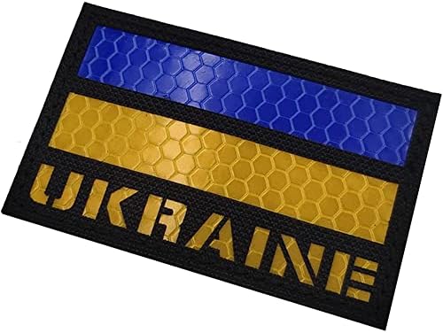 Ukrajina zastava IR infracrveni reflektivni zakrpa ukrajinski taktički zakrpa za maniku sa kukom i petljom za