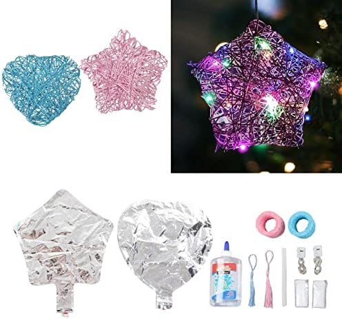 String Art Kit, izdržljiva Plastika 3D String Art Supplies heart Star Lantern Home Decor Božićni