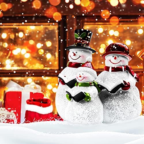 Božićno snjegović Statue, Slatke božićne smole snjegovinske figurice Zatvoreni snjegovinski božićni