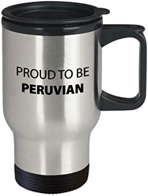 Peruanska 14oz izolirana putna krigla ponosna je jedinstveni inspirativni sarkazam za peruanski