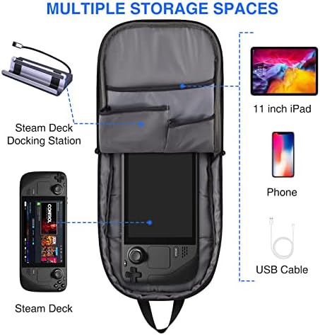 veoyya torbica za Steam Deck-prijenosni putni ranac za Steam Deck Console & amp; dodatna oprema