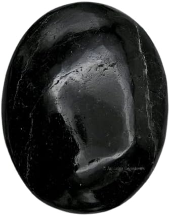 Crni turmalinski veliki palminski kamen - masaža zabrinjavajuće kamen za prirodno tijelo čakre