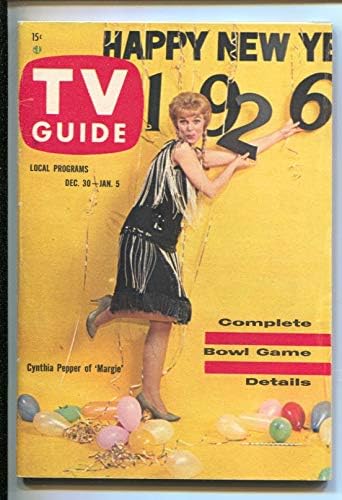 TV vodič 12 / 30 / 1961-Margie - Cynthia pepper cover-Illinois-bez oznake-kopija štanda za vijesti-VF-