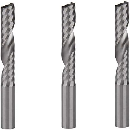 XMEIFEITS alati za sečenje 3kom 8 * 42mm jednostruka flauta spiralna Bit CNC Carbide Micro End
