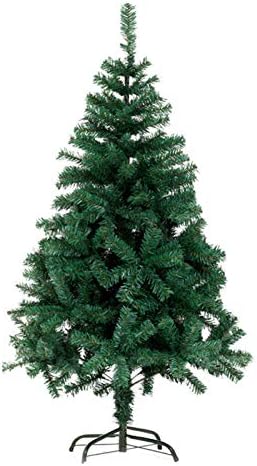 Yumuo 6ft umjetno božinsko stablo, vrhunsko šarke Xmas borove boje sa čvrstim metalnim nogama, za unutarnji