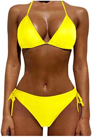 Seksi bikini setovi za žene Push up kupaće kostim čvrste printe Dvije komad kupaće odijelo za plažu odjeća za