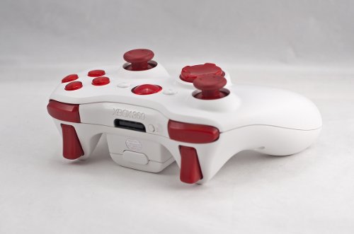 Čista bijela / crvena xbox 360 modded kontroler Cod Ghosts, MW3, crni ops 2, MW2, mod Gamepad