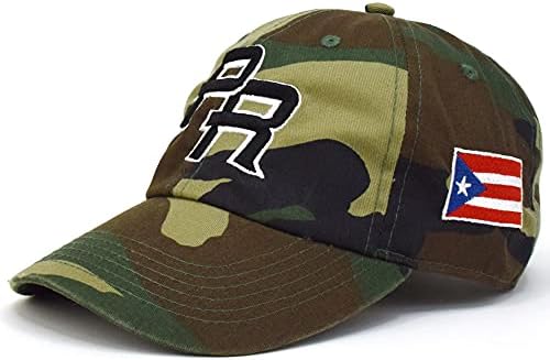 Puerto Rico PR oznaka šešira tata vezena kapa zakrivljenu zakrivljenu nestrukturirani račun