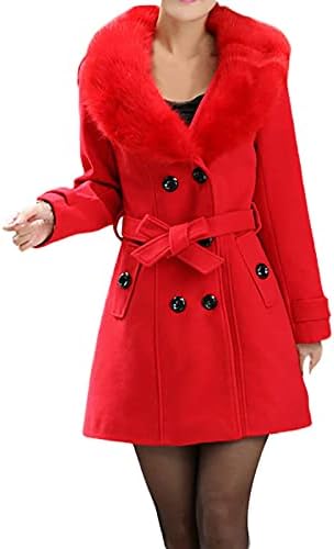 NDVYXX vuna reverska rova ​​parka kaput za toplu odjeću dugačka jakna Omotač zarezana jednokratna