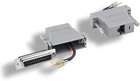 CableWileleale DB25 do RJ45 modularni adapter - f / f - serijski adapter, db25 ženski do RJ45 ženski