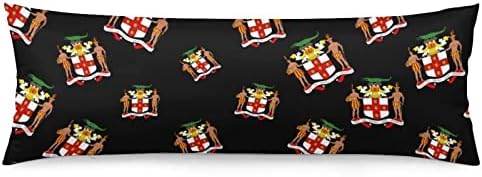 Grb Jamajka dugih jastuka za tijelo od 20 x 54 inča Jastučnica Nema umetka